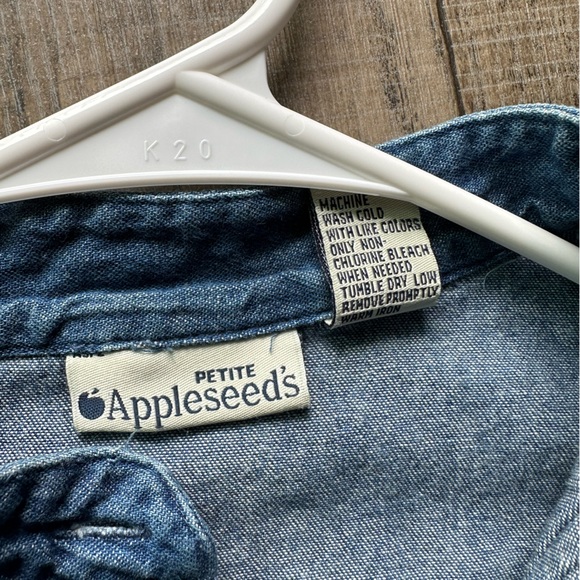 Vintage denim midi dress with pockets PL - Picture 6 of 9